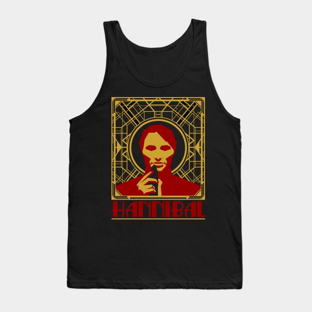 Art Deco Hannibal Tank Top by Grayson888